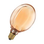 Osram Vintage 1906 LED E27 Globe Filament Goud 130mm 4W 220lm - 818 Zeer Warm Wit | Dimbaar - Vervangt 22W
