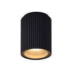 Nordlux Kyklop Plafondlamp Aluminium en Glas Zwart | 86mm - IP54 - Geschikt voor GU10