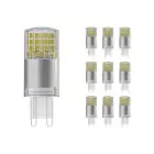 Voordeelpak 10x Noxion LED Bolt G9 3.2W 827 | Dimbaar - Zeer Warm Wit - Vervangt 32W
