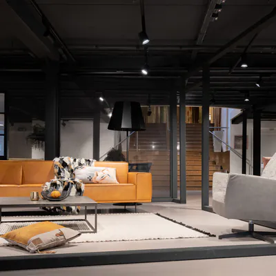 LED Battens over a industry workshop